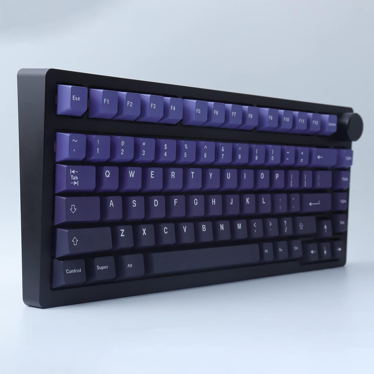 Hyekit PBT Keycaps 126 Keys Aurora Gradient Keycap Set Dye-Sublimation Keycap Cherry Profile Purple Gradient Keycaps for Cherry Gateron MX Switches Mechanical Keyboards