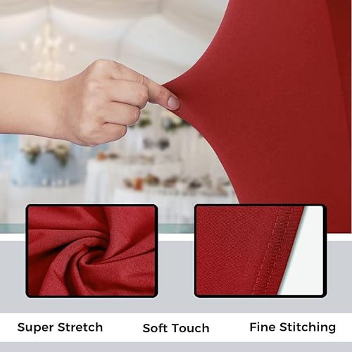 Vista 51 de Babenest Fundas plegables de elastano para sillas de Halloween, mejoradas, 10 unidades, universales, elásticas, lavables, protectores para bodas