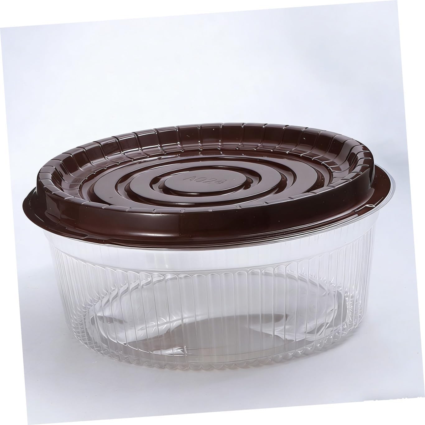 25pcs 8-inch Plastic Cake Boxes with Lids Cupcake Storage Containers Portable Food Packing for Parties and Baking