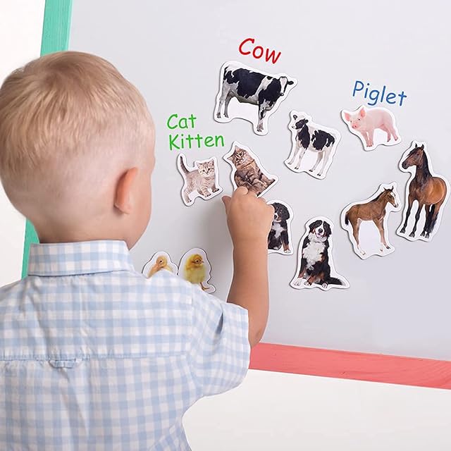 Foto 5 de 8 de Magdum Imanes para frigorífico para niños 18 Granja de Animales mamá y bebé