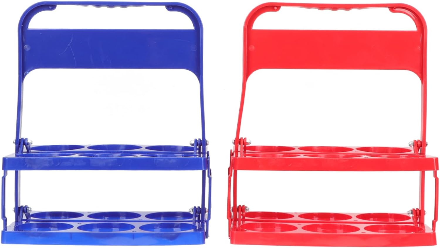 2pcs Beer Carrier Portable Wine Bottle Rack Countertop Bottle Organizer
