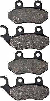 Motorcycle Front Rear Brake Pads Organic Disc For SYM Fiddle III 200i 4T 2014-2021