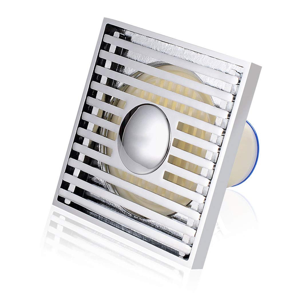 Desagüe De Suelo Cobre Desagüe De Suelo Baño Cocina Lavadora, 10X10Cm, Plata, Plata,