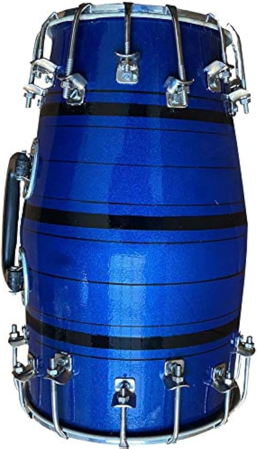 GT manufacturers First Double Nut & Bold fitting Baby Shiny Beautiful Colour Dholak (Blue)