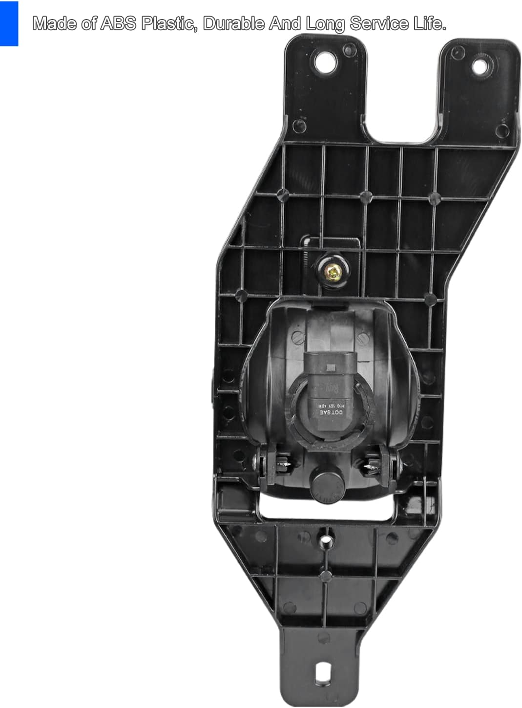 Spec-D Tuning Smoke Bumper Fog Lights+Switch Compatible with Ford F250 F350 SuperDuty 1999-2004, 00-04 Excursion, L+R Pair Assembly