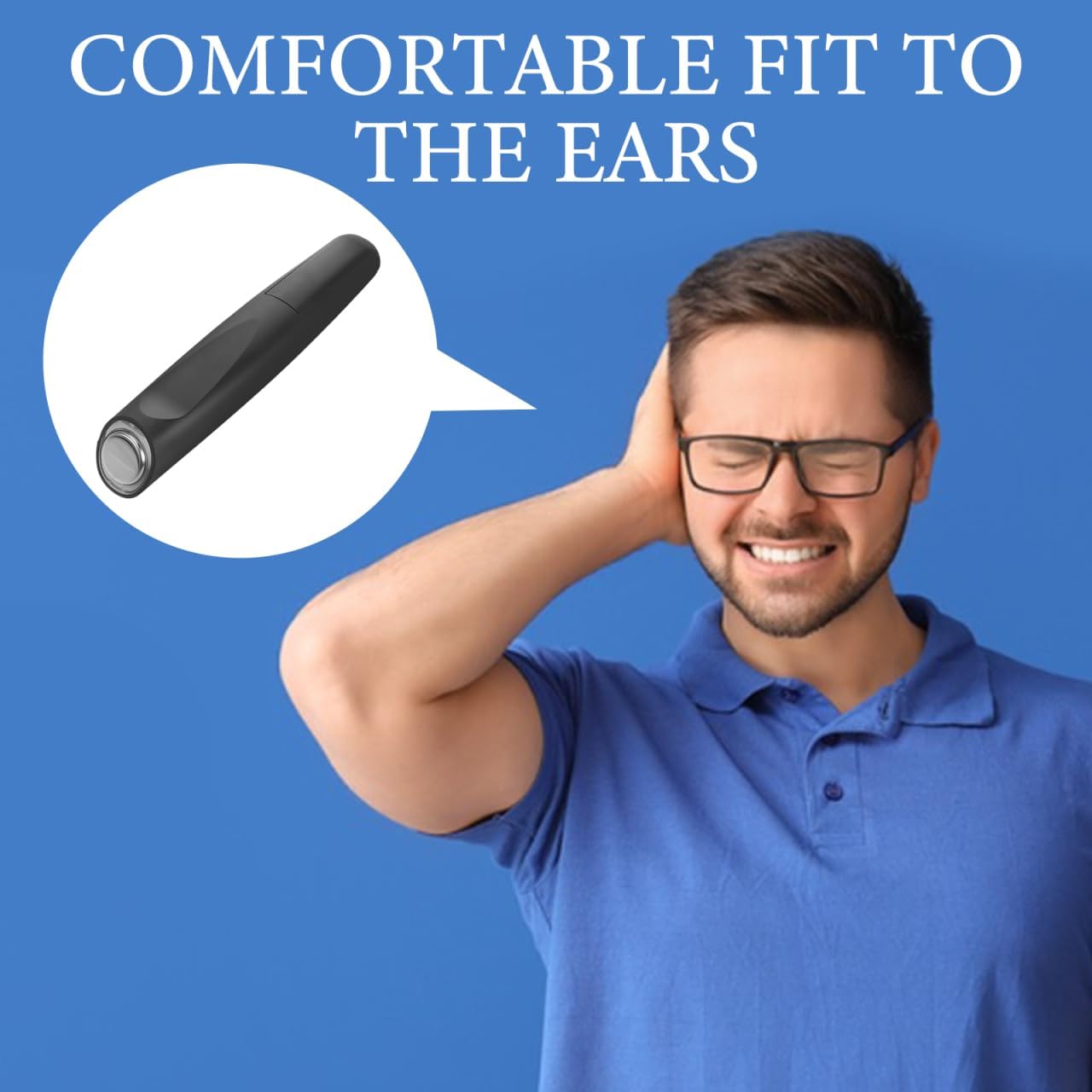 NOLITOY Ear Care Pen Ear Discomfort Pen Acupressure with Thermosensitive Tip Tinnitus Relief Device for Ringing Ears Massage Portable 6.29 Stick
