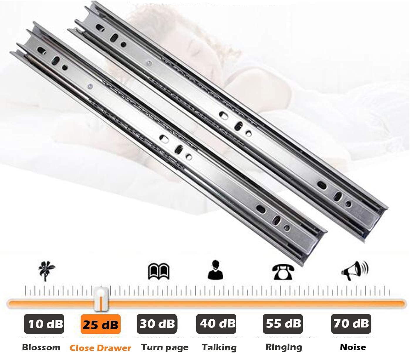 60% оƒƒ Dіѕсоunt Gobrico 10 Pairs 20-inch Drawer Slides Soft Close Ball Bearing Side Mount Glides 3-Folds Full Extension; 100-Pound Capacity Hоt Dеаlѕ Gobrico 10 Pairs 20-inch Drawer Slides Soft Close Ball Bearing Side Mount Glides 3-Folds Full Extension; 100-Pound Capacity