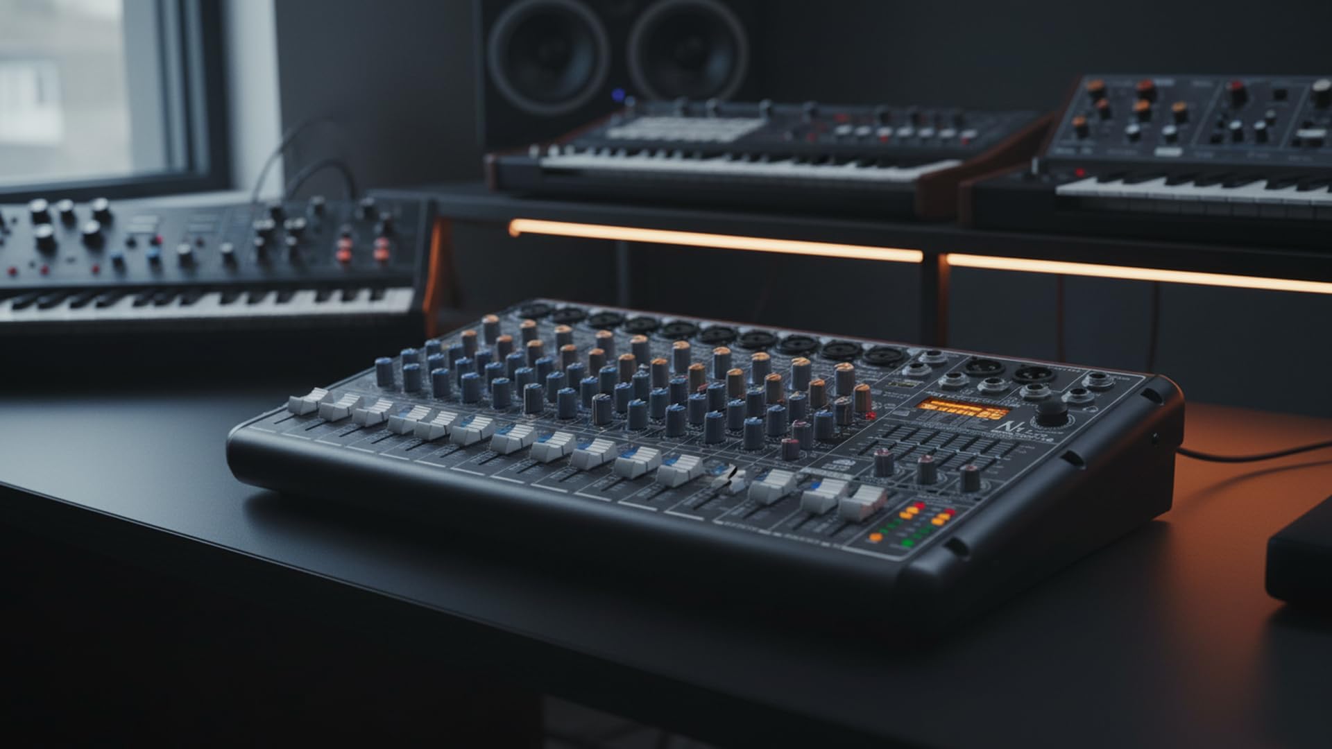 Nx Audio Melody 12 Professional 12-Channel Mixer with High-Quality
