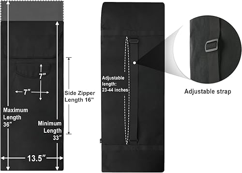 Miniatura 2 de Cosmos Bolsa para patineta – Mochila para monopatín y bolsa de transporte de viaje con bolsillo exterior, correa ajustable para estándar, mini