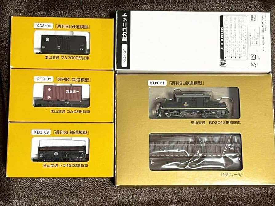 Amazon.co.jp: 週刊SL鉄道模型 里山交通 4個 動力ユニット1個 5