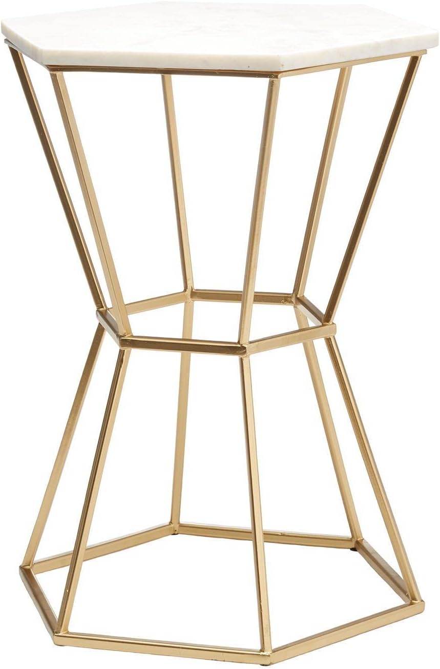 Tozai Hexagonal Marble Table Amazon.ca Home