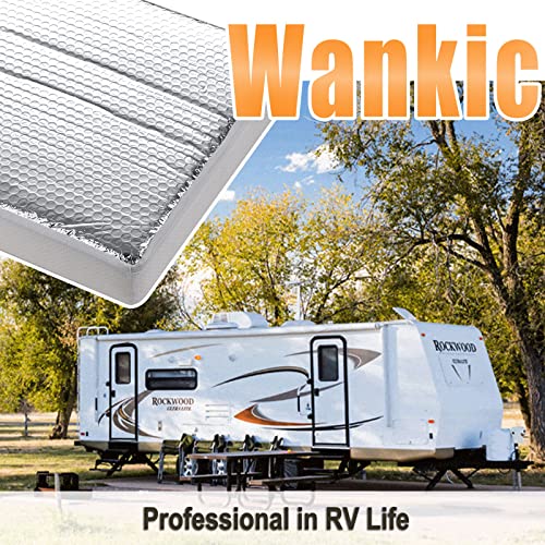 Wankic Rv Skylight Cover Camper Vent Insulator With Reflective Surface Energy Savings Sunroof Fits For 14*14*3 Inch Rv/Camper Vents #TOP5