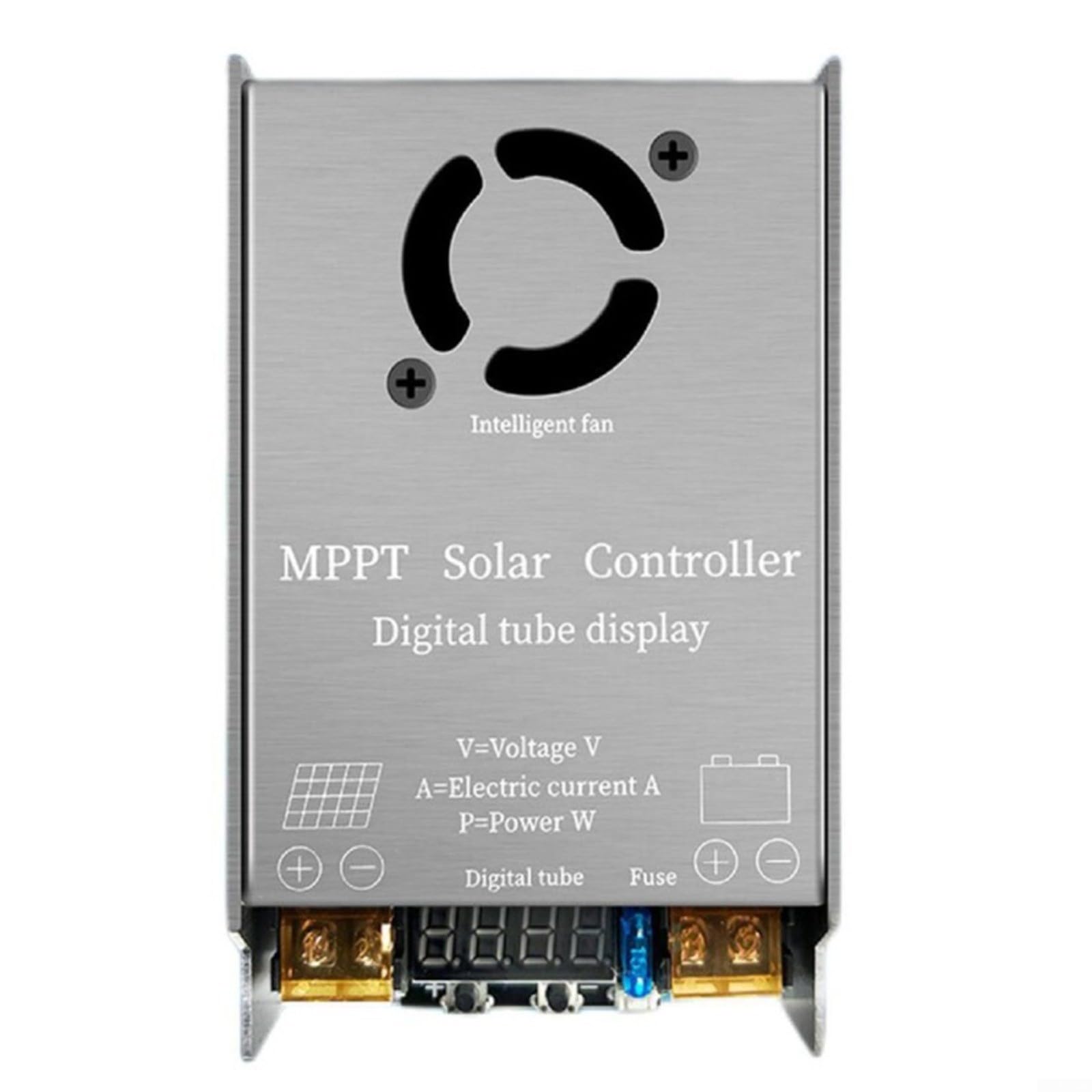 Contrôleur solaire MPPT Boost 450W anti-surchauffe avec ventilateur pour batterie