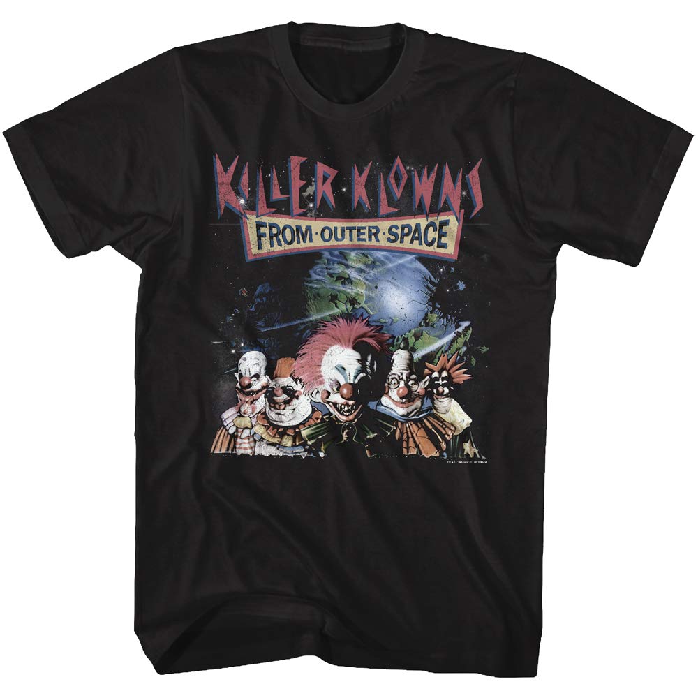 American ClassicsKiller Klowns from Outer Space 1988 Fantasy Movie Klowns in Space Adult T-Shirt