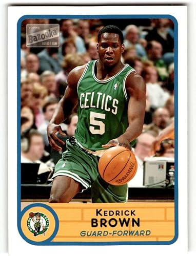 2003 Bazooka #58 Kedrick Brown Boston Celtics Basketball Cards EXNM Basketball Card