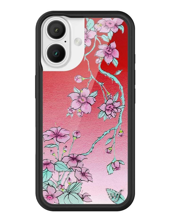 Wildflower Cases Serena Floral Compatible With Apple Iphone 16 Red
