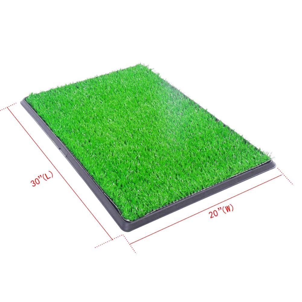 Dog Cat Potty Toilet Patch Training Pad for Indoor or Outdoor Use, 3 Pieces Puppy Training Pad Dog Relief System 3