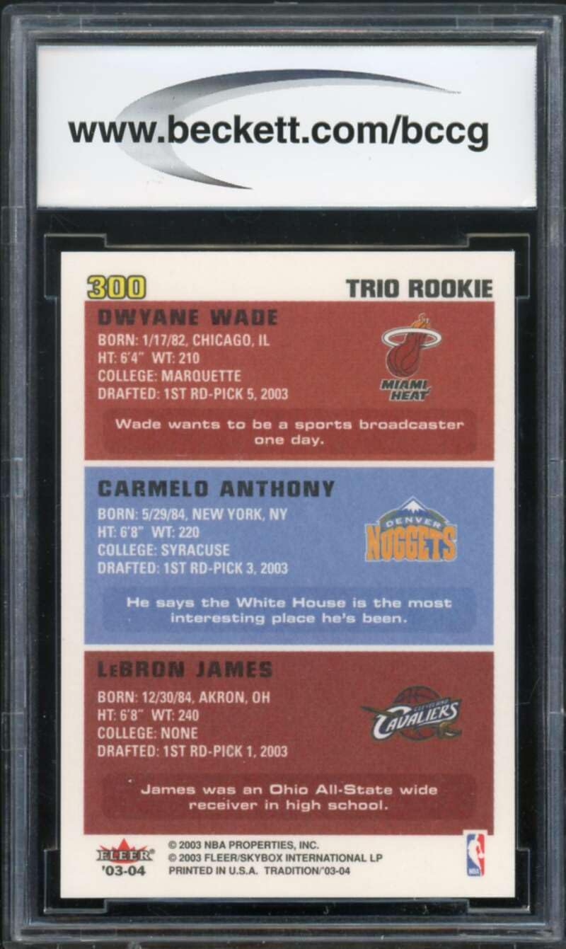 lebron fleer tradition rookie