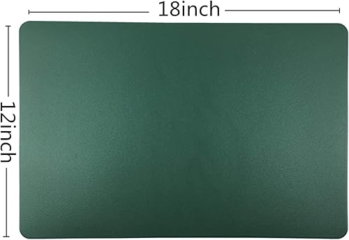 Miniatura 3 de WAZAIGUR Manteles individuales para mesa de comedor, impermeables, fáciles de limpiar, antideslizantes, aislamiento de calor, doble cara, duraderos,