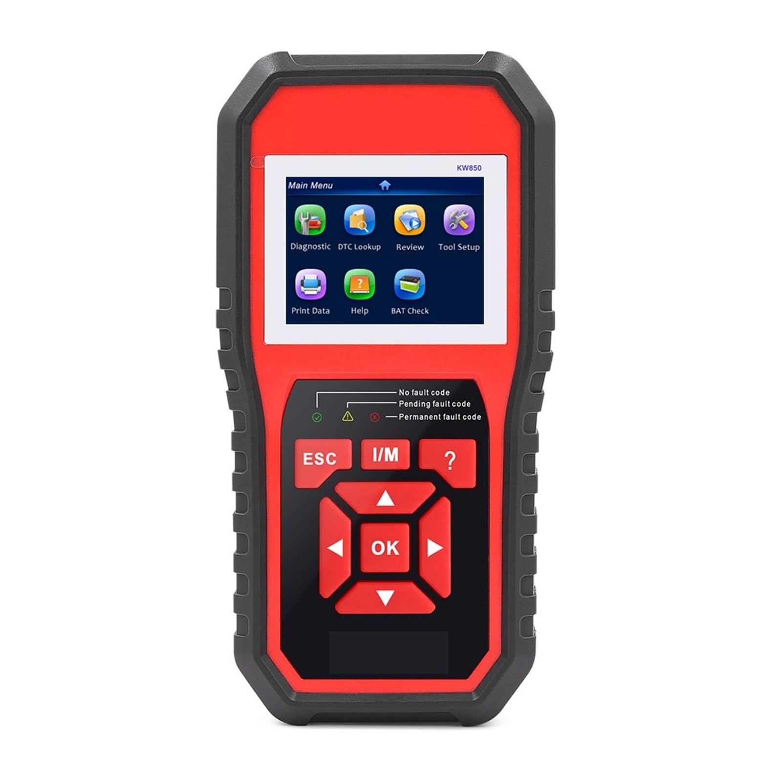 KW850 Narzędzie diagnostyczne samochodowe Profesjonalny skaner OBD2 Wielojęzyczny Pełna funkcja OBD 2 ODB2 Narzędzie samochodowe Czytnik kodów KW850