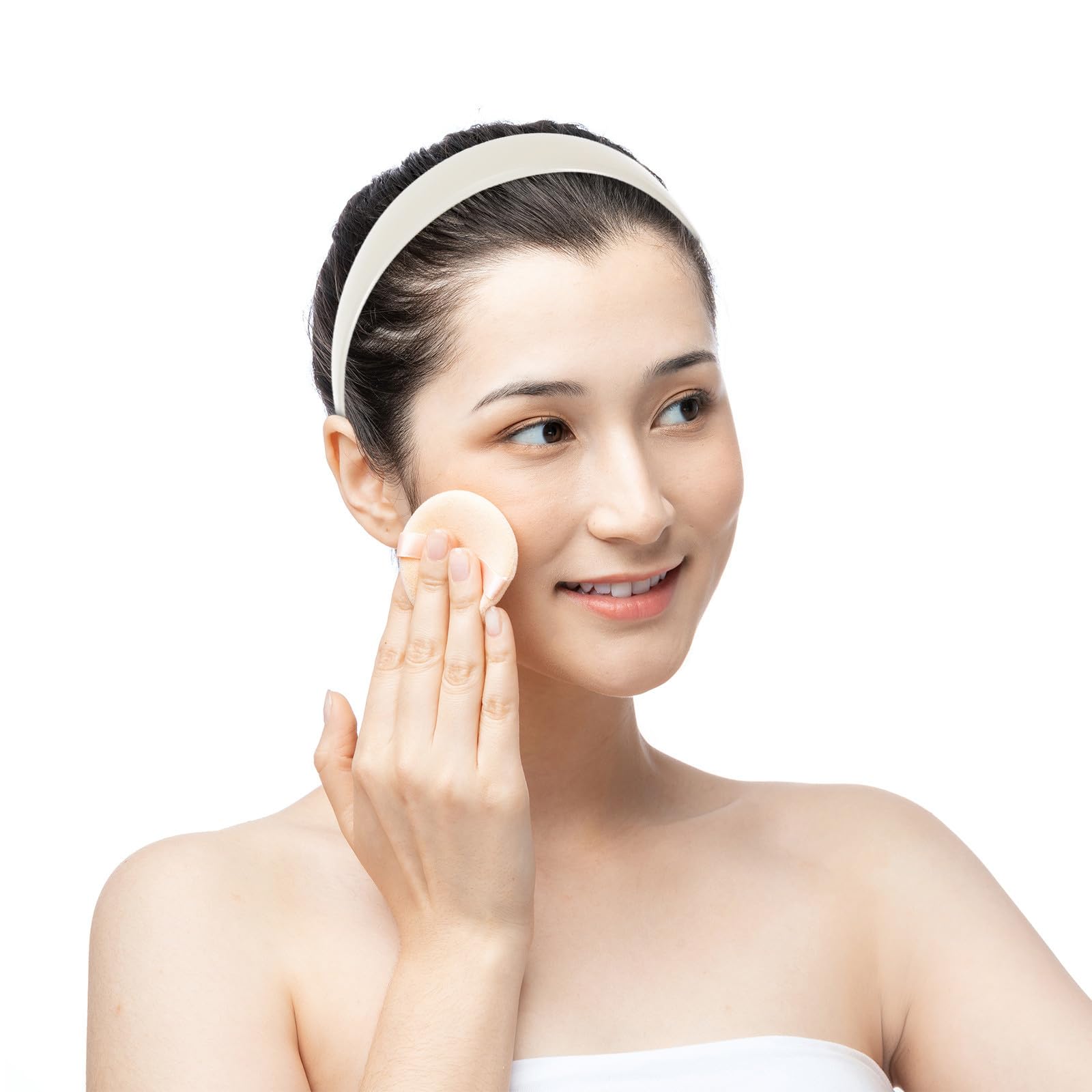 Healeved 50pezzi Fascia per Capelli Semplice in Plastica Cercchietto per Capelli senza Denti da Donna Decorazioni e Uso Quotidiano