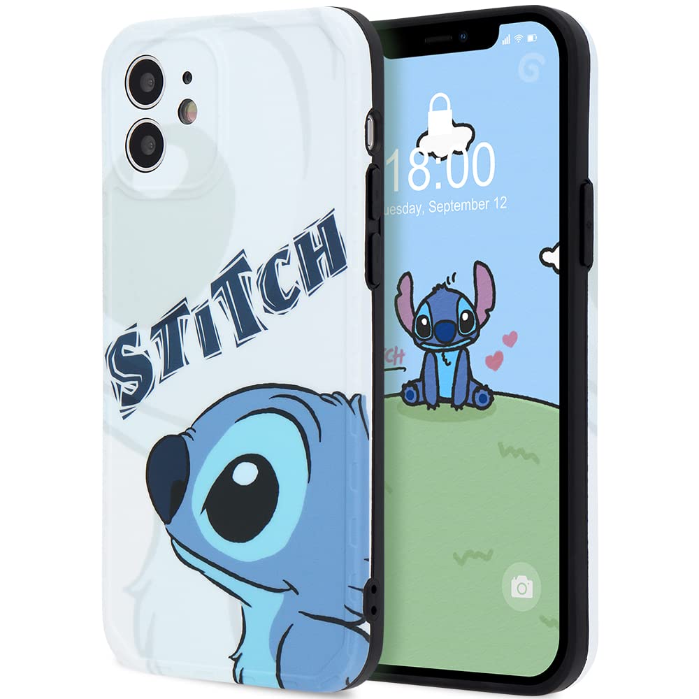 Cusphorn Phone Case for iPhone 12, Cute Cartoon Personalized TPU Protective Durable Shockproof Dropproof Phone Cover Compatible with iPhone 12 (Cartoon 13)