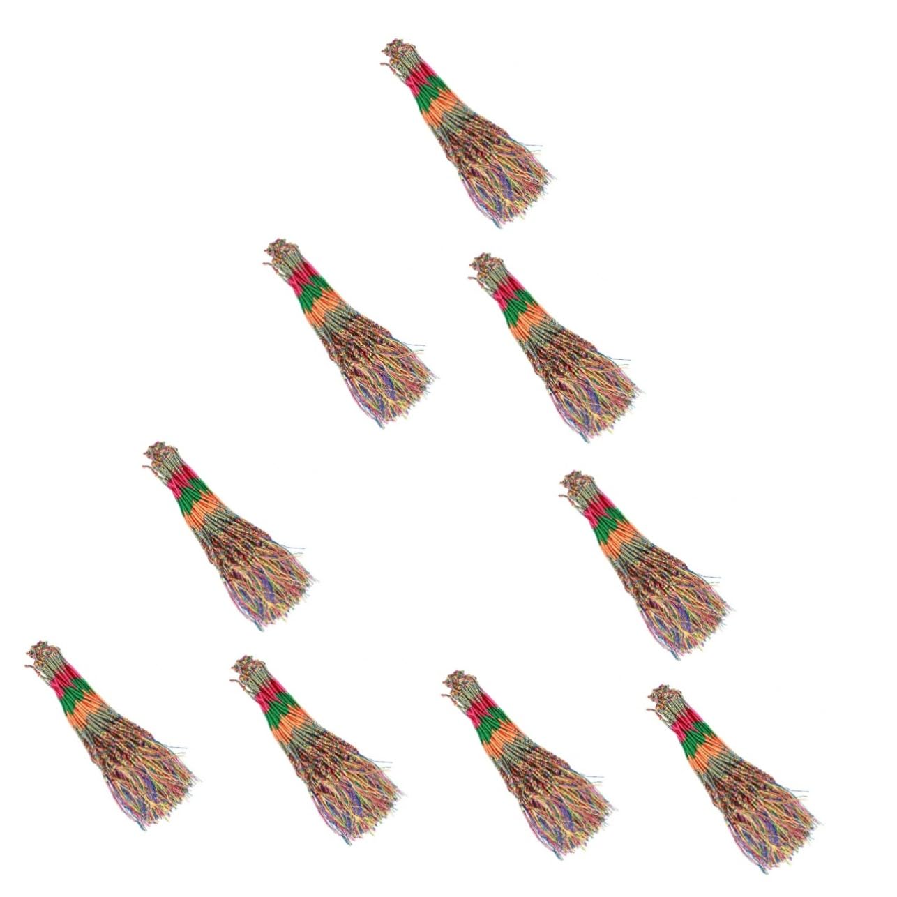 300piezas Pulsera Trenzada Colorida De Hilo De Pulseras De Amistad Para Muñecas y Tobillos Estilo y Color Aleatorio Para Festivales y Especiales