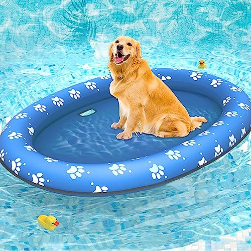 Flotteur de natation gonflable pour chien grand modèle de piscine