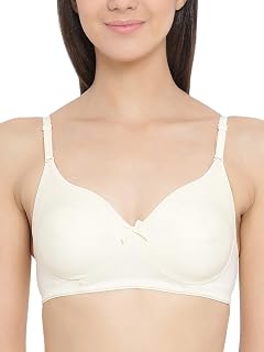 Clovia Women's Cotton Solid Non-Padded Full Cup Wire Free T-Shirt Bra Price In India