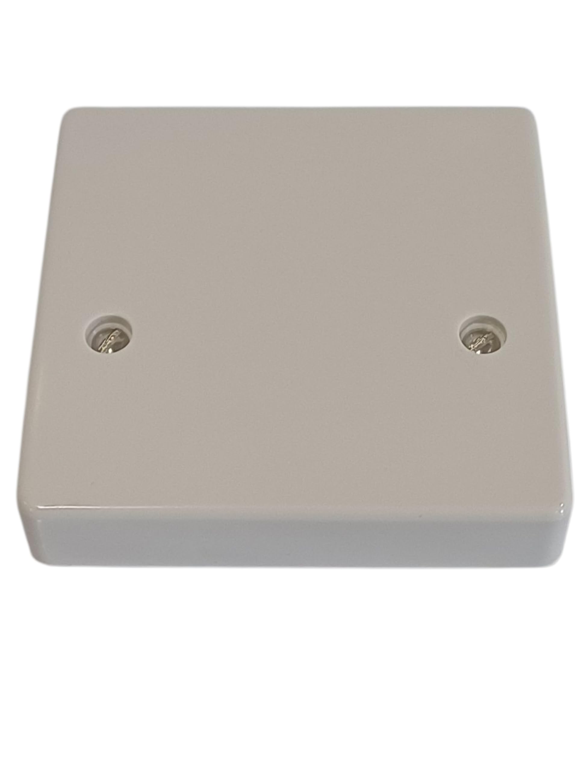 Cooker Outlet, 45 AMP, White Stylish Curved, Connection Unit,10MM Cable