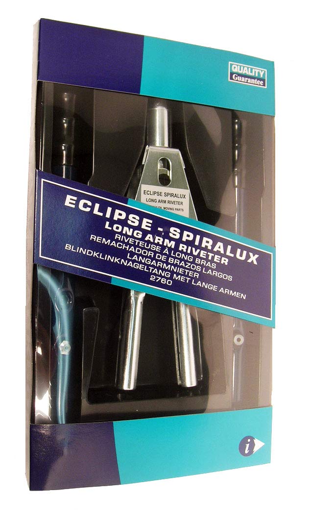 Eclipse Professional Tools 2760 Remachadora de Brazo Largo (4 Boquillas)