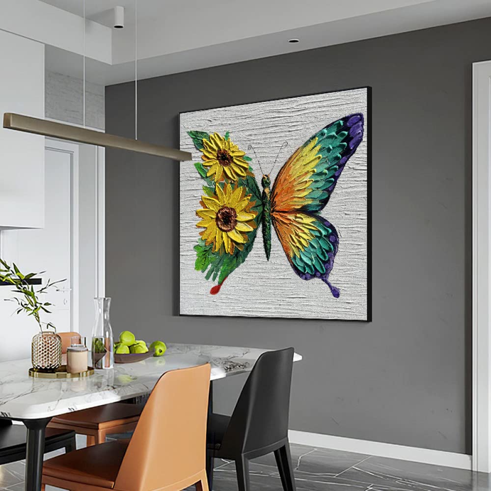 Peinture à l'huile sur toile haut de gamme avec texture 3D pour villa
