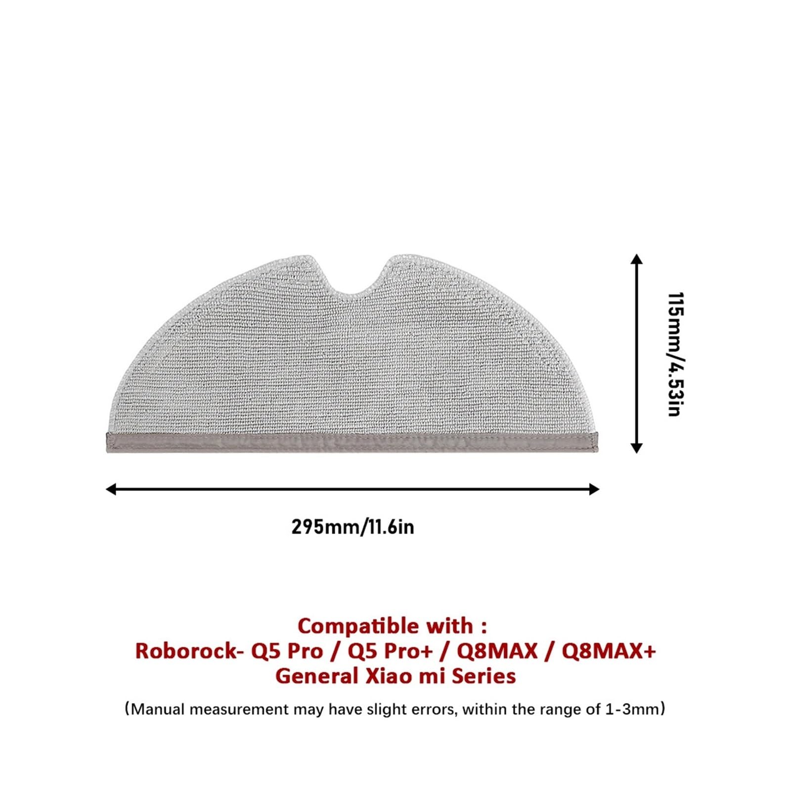 Cuscinetti Di Ricambio for Mop In Microfibra, Compatibili Con Roborock, Q5 Pro/Q5 Pro+/Q8 Max/Q8 Max+ Robot Aspirapolvere Di Ricambio for Aspirapolvere | 30pcs