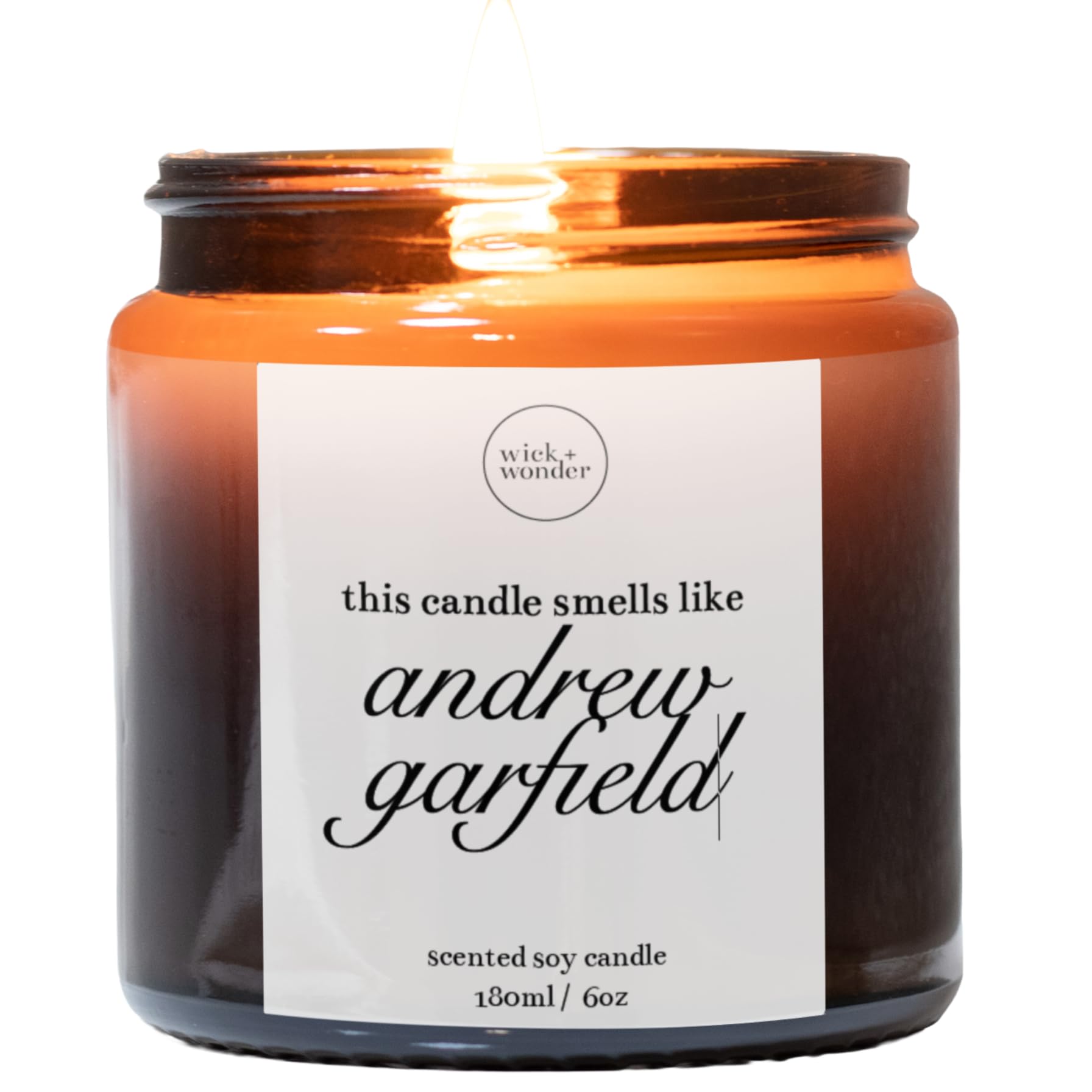 Andrew Garfield Candle | Luxury Soy Wax Candle | Andrew Garfield Gifts | Pop Culture Gifts | Celebrity Candle | Andrew Garfield Merch (180ml, 35-40hrs Burn)