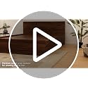 Image of Amazon Brand - Solimo Bed | 1 Year Warranty | Double Bed, Queen Size, Ashima Premium Upholstery, Comfortable Seating Height Bed, Non-Woven Base & 3mm MDF, Walnut Colour (Melamine Finish)