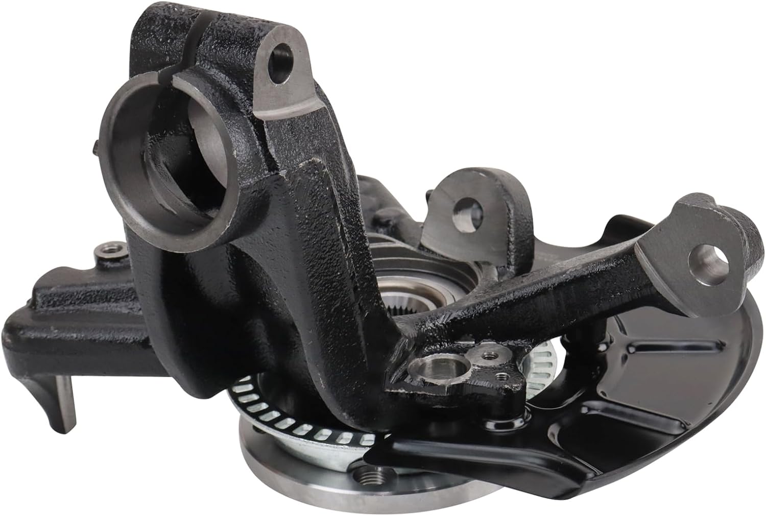 TRQ Front Steering Knuckle & Wheel Bearing Hub LH Left Driver Side Compatible with 1998-2010 VW Beetle 199-2010 VW Golf 1999-2005 VW Jetta 698-375 510003