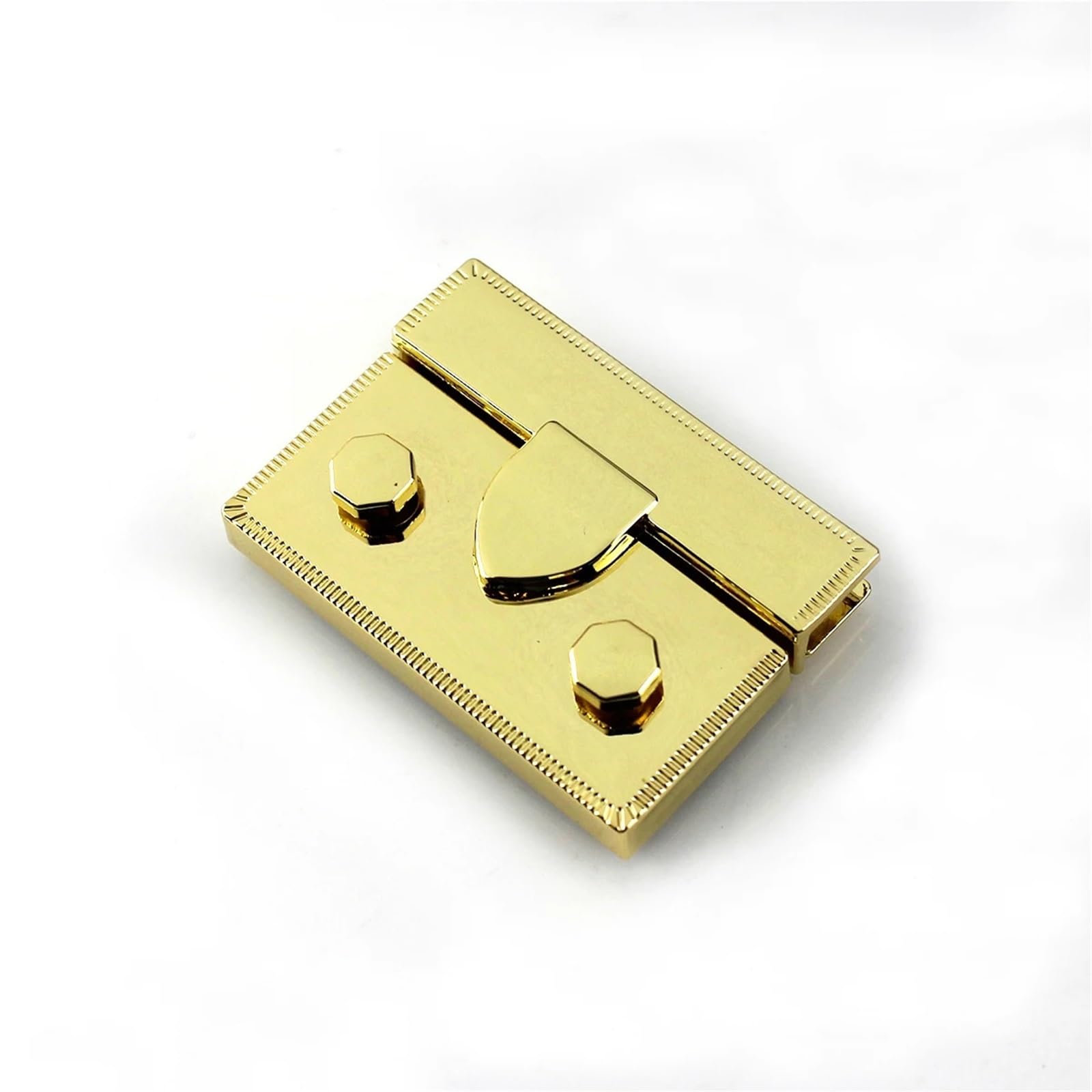Zamek torebki, Zapięcie typu Twist Turn Lock, torba ze stopu cynku Zamknięcie Multicolor 1 szt(Lightgold)