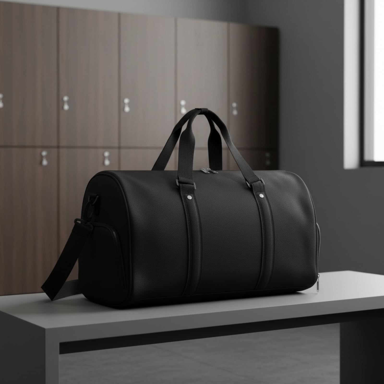 Borsone con Scomparto Scarpe Impermeabile Borsone da Palestra Resistente agli Strappi Borsa da per Viaggiatori, Pendolari, Piscina