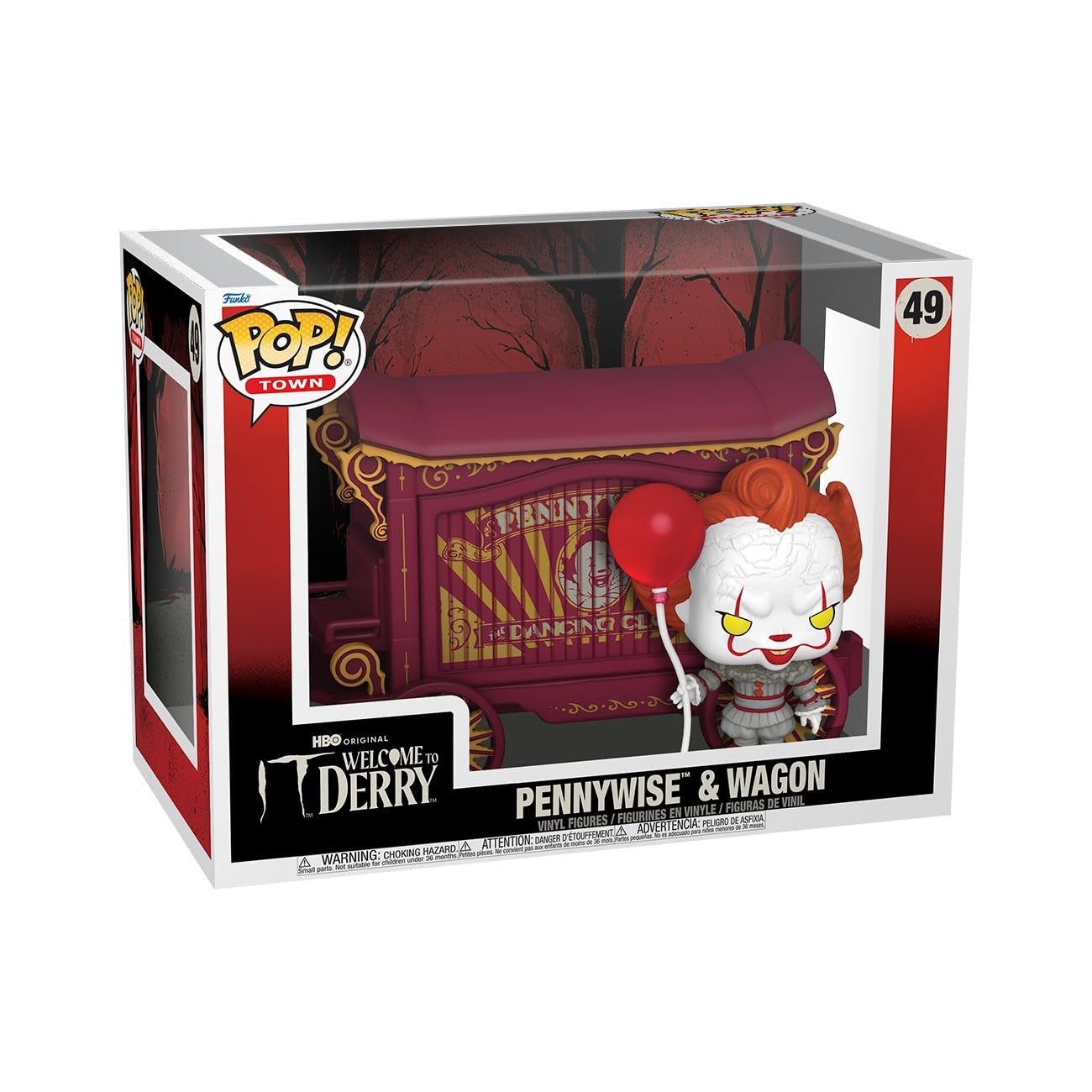 Funko Pop! Town: Welcome To Derry - Pennywise & Wagon - Vinyl