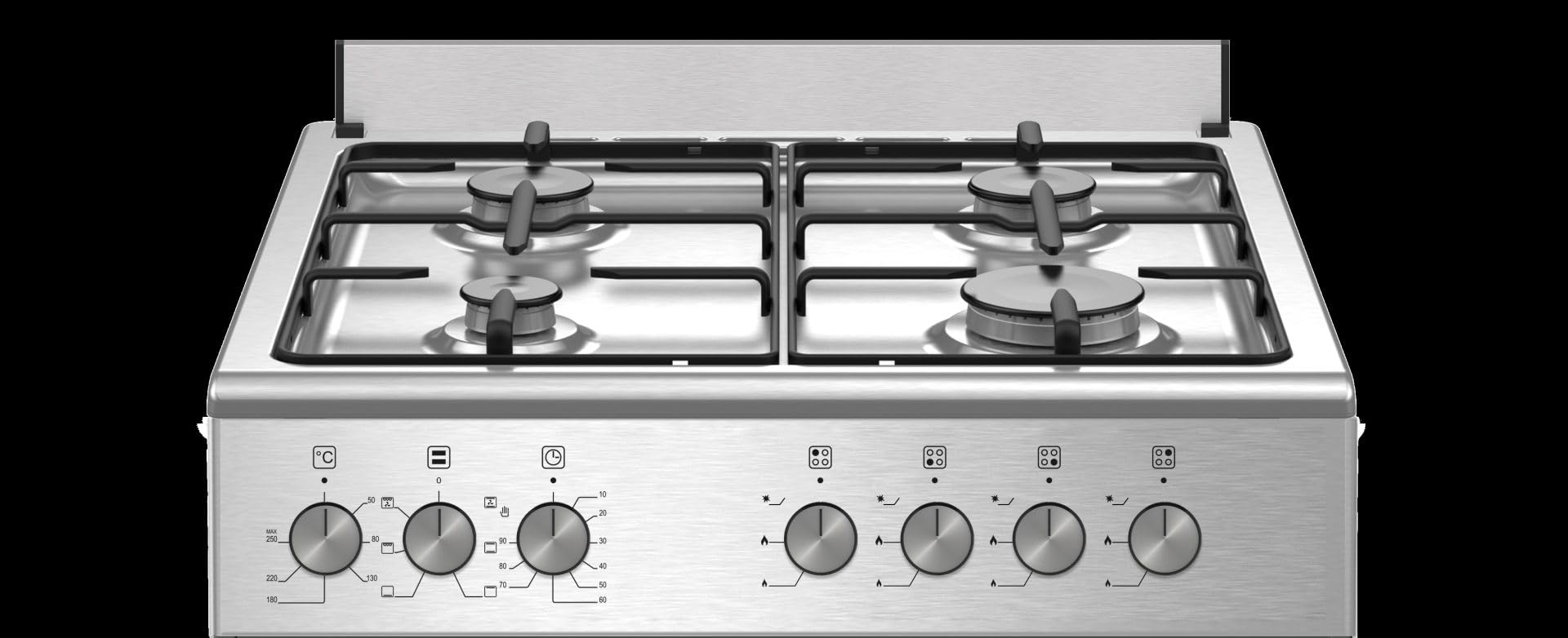 Cucina gas La Germania SE664EX 24 inox