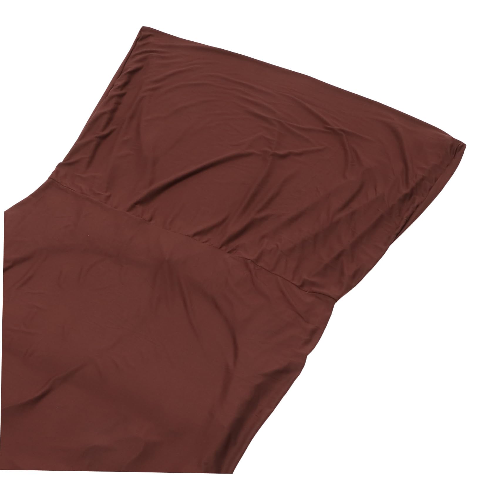 Funda para Chaise Longue Negra de Poliéster Elástica sin Brazos