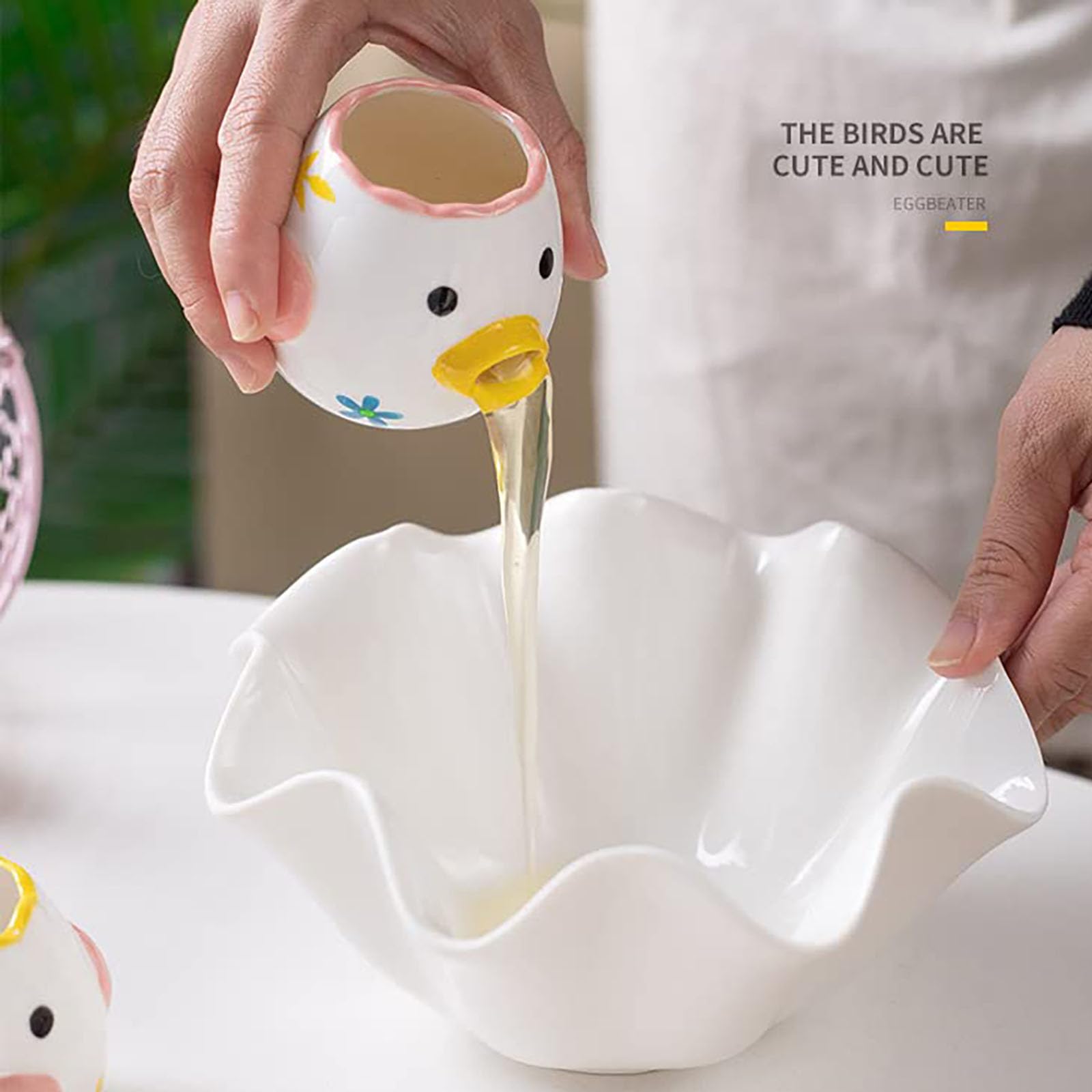Separatore Tuorlo E Albume In Ceramica A Forma Di Pulcino, Simpatico Utensile Da Cucina, Lavabile In Lavastoviglie - 4