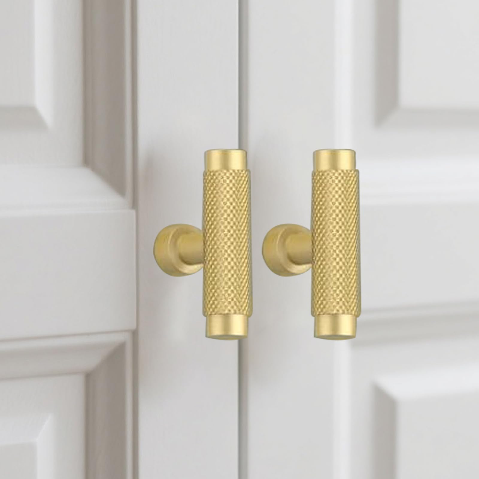 Gkhlg 10 Pack Gold Cabinet Handles Drawer Knobs Classic Elegant Design Zinc Alloy Suitable for Modern Vintage Furniture Ideal for Cabinets Drawers Cupboards Doors Wardrobes Closets - Image 4