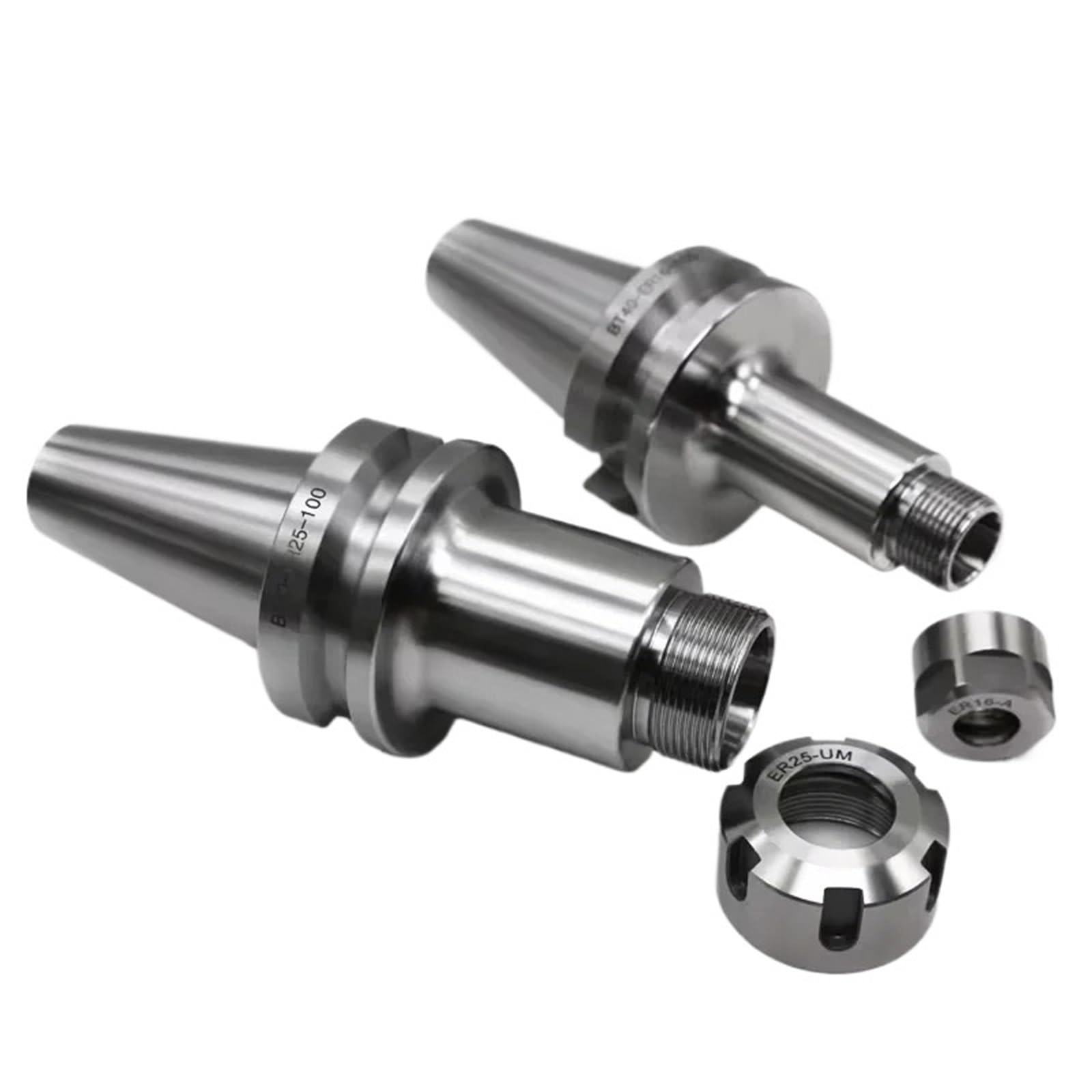 0,001 0,002 BT30 BT40 BT50 Mandril de recogida preequilibrado ER16 ER20 ER25 ER32 70L 100L CNC (0,001 mm, BT40-ER40-120L)