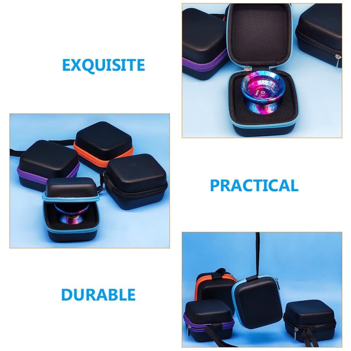 ifundom 4pezzi Borsa Di Stoccaggio Per Yo-yo Con Design Unico e Pratico Accessori Per Giocattoli e Perfetta Per Organizzazione Di Giochi Al Mare