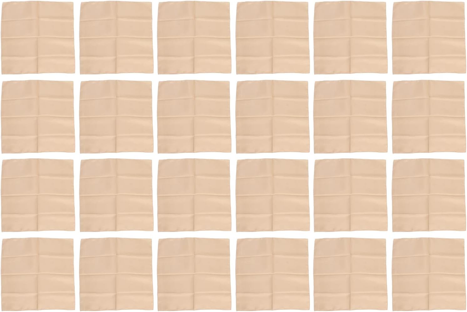 24pcs Quadrate Satin Napkin 17x17inch, Soft Glossy Table Napkins for Weddings and Parties, Elegant Dinner Napkins with Delicate Stitching for Formal Events (Gold)