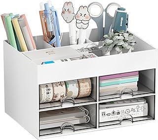 Organizador de Escritório com Caixa de Papelaria