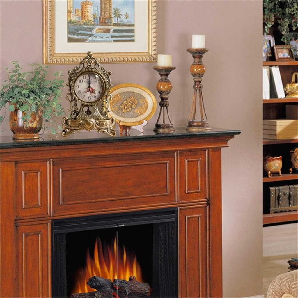 Copper Silent Table Clock European Antique Clocks Living Room Creative Clock Retro Table Clock All Copper Seat Clock