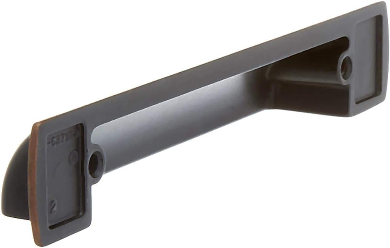 Amerock Corp 10BX53716ORB Rochdale Cabinet Cup Pull, 3-3/4 in (96 mm) Center-to-Center, Oil Rubbed Bronze, 10 Piece, Oil-Rubbed Bronze