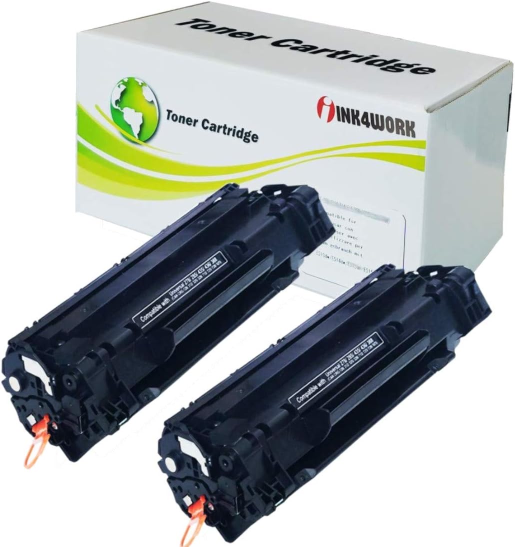 INK4WORK 2 Pack Compatible Replacement for Canon 125 / 3484B001AA Toner Cartridge for use with Canon LBP6000 Imageclass MF3010